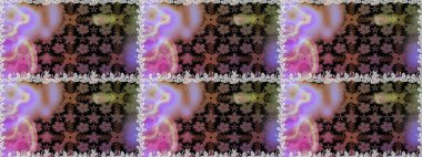 Raster illüstrasyonu. Modaya uygun kumaş deseni. Kusursuz Tony kumaş deseni. Küçük çiçekte sevimli çiçek deseni var..