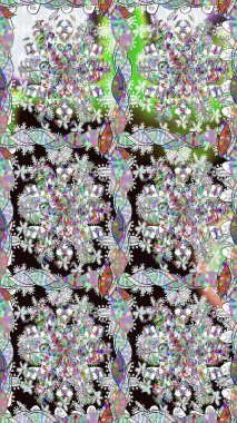 Raster illüstrasyonu. Renkli Bahar Temalı Kusursuz Arkaplan. Düz Çiçek Elementleri Tasarımı. Tarafsız renklerde çiçekler. Çiçekli, suluboya desenli kusursuz çiçek deseni.