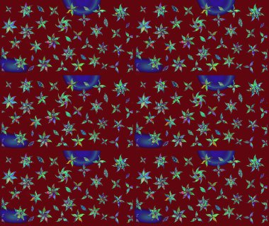 Kırmızı renkte çiçekler. Gömlek, arka plan modelini çiz. Tropik çiçekler.