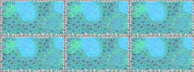 Davetiye, kart ve parmak izi için basit şirin bir model. Mavi ve nötr arka planda renkli bir kelebek. Renkli güzel halk kelebeklerle kusursuz desen.