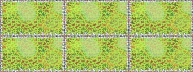 Kıyafetler, erkekler, kızlar ve duvar kağıtları için soyut, pürüzsüz desen. Kelebekli Raster. Raster. Yeşil ve nötr renklerle çizim.