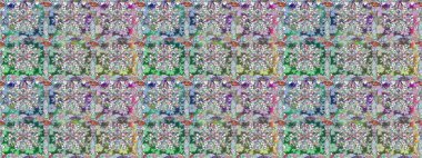 Tarafsız renklerde çiçekler. Renkli Bahar Temalı Kusursuz Arkaplan. Raster illüstrasyonu. Çiçekli, suluboya desenli kusursuz çiçek deseni. Düz Çiçek Elementleri Tasarımı.