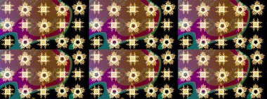 Kullanılabilir Tekstil, tebrik kartı, boyama kitabı, telefon durumda yazdırma için. Hint çiçek desenli madalyon desen. Raster kına dövme tarzı. Etnik Mandala süsleme.