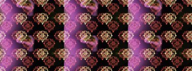 Güzel kumaş deseni. Raster Illustrasyon 'da moda olmayan çiçek deseni. Renkli Yaz Temalı Kusursuz Arkaplan. Düz Çiçek Elementleri Tasarımı.