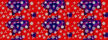 Şekil verilmiş çiçeklerle eskiz deseni. Süslü zentangle çizim dokusu, soyut çiçeklerle süslenmiş. Çiçek deseni duvar kağıdı, şablon dolguları ve web sayfası arkaplanı için kullanılabilir.