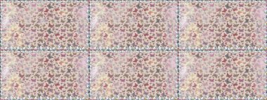 Kelebek deseni. Kumaş, tekstil, baskı ve davetiye örnekleri. Gri arkaplandaki resim. Kusursuz. Raster..