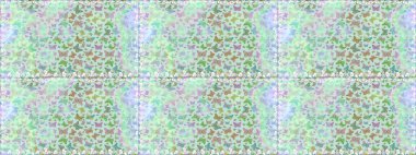 Basit bir şekilde. Tarafsız renklerde soyut sevimli kelebek. Raster illüstrasyonu. Kusursuz desen arkaplanı.