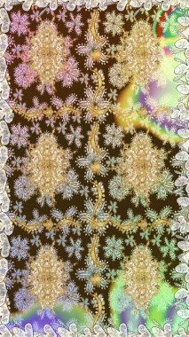 Noel altın kar tanesi kusursuz desen. Sembol bayramı, yeni yıl kutlamaları, altın desenler. Kış kar dokusu duvar kağıdı. Tarafsız renklerde altın kar taneleri.