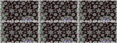 Sevgililer günü ve tebrik kartı konsepti için şık bir davetiye. Çiçek kompozisyonu, el boyası, hassas şablon. Manzaralı çiçek deseni. Üst görünüm, yumuşak gri ve siyah renk.