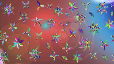 Kahverengi renkli çiçekler. Nazik, narin çiçek arkaplanı. Raster çiçek desenli ve çiçekli..