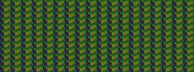 Arkaplan dokusu, duvar kağıdı, yeşil renkli çiçek teması. Soyut etnik raster çizim kalıbı. Kabile sanatı boho baskısı, klasik çiçek arkaplanı.