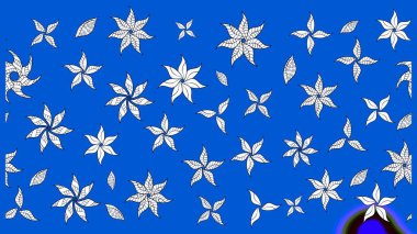 Çizim raster deseni. Güzel kumaş deseni. Çiçek arka planı.