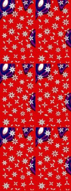 El çizimi Raster çizimi. Çizim çiçek deseni duvar kağıdı, web sitesi arka planı, ambalaj kağıdı, davetiye, broşür, afiş veya web sitesi için kullanılabilir. Parlak elementlerin.