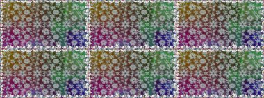 Kızılderili desenli desenli desenli şal deseni. Raster Henna dövme stili. Etnik Mandala süsü. Tekstil, tebrik kartı, boyama kitabı, telefon kılıfı baskısı için kullanılabilir.