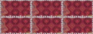 Raster illüstrasyonu. Organik motif arka planı. Ultraviyole kumaş deseni. Kusursuz desen.