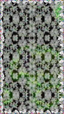 Raster düz çiçekleri pürüzsüz desen. Gri renkli çiçekler. Tasarım hediye paketi, tebrik kartları, posterler ve afiş tasarımı.