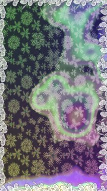 Çiçekler, yapraklar, dekoratif elementler, sıçramalar, lekeler, el çizimleri çizimleri ve Doodle çizimleri, grafik raster çizimleri.