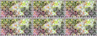 Güzel kumaş deseni. Raster suluboya deseni, narin çiçekler, gri çiçekler, tebrik kartı şablonu..