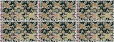 Çiçekli karalama şeklinde Raster çiçek deseni. Gri ve nötr renkte çiçekler. Nazik, narin çiçek arkaplanı.