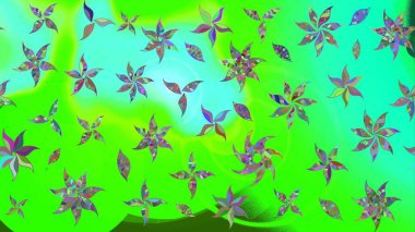 Raster Moda kumaş deseni. Şirin çiçekler. Çizgi çizimi deseni.