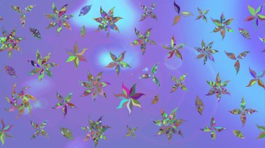 Elle çizilmiş sonbahar çiçeği deseni. Mor renkli çiçekler. Tekstil ve kapak tasarımı için mükemmel. Renkli menekşe çizim deseni. Doodle tarzı.