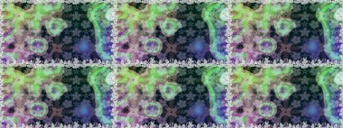 Çiçekler. Soyut etnik raster kusursuz desen. Vadinin çiçekleri tarafsız ve gri renklerde.