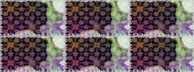 Çiçekli karalama şeklinde Raster çiçek deseni. Nazik, narin çiçek arkaplanı. Siyah renkte çiçekler.