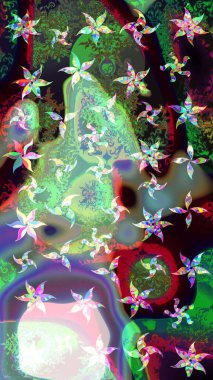 Son moda kar taneleri ve elementler onun kartlarını gösteriyor. Kar taneleri tasarımı. Modern tasarım posteri, kapak, yeşil ve nötr renkli kart tasarımı. Retro biçim dokusu, şablon kış elementleri.