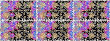 Klasik raster şablonu. Gri ve altın desenli. Tekrarlayan ögelerle kusursuz soyut arkaplan.