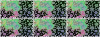 Parmak izi, kumaş, duvar kâğıdı, tekstil için raster dokusu. Renkli grunge soyut arka planda Cologray ve nötr çiçeklerle gelişir. İşlemeli çiçek desenli..