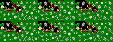 Raster Henna dövme stili. Kızılderili desenli desenli desenli şal deseni. Tekstil, tebrik kartı, boyama kitabı, telefon kılıfı baskısı için kullanılabilir. Etnik Mandala süsü.