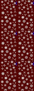 Renkli Bahar Teması eskiz kalıbı. Raster illüstrasyonu. Çiçek deseni. Chichi 'nin kumaş kalıbını çiz. Düz Çiçek Elementleri Tasarımı.