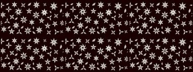 Eskiz arkaplan modeli. Vadinin çiçekleri siyah renklerde. Suluboya, elle çizilmiş. Raster - stok.