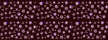 Raster Illustrasyon 'daki Çiçek Deseni' nin son moda çizimi. Renkli Yaz Temalı eskiz kalıbı. Güzel kumaş deseni. Düz Çiçek Elementleri Tasarımı.