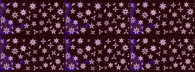 Raster illüstrasyonu. Küçük çiçekteki sevimli çiçek deseni. Güzel kumaş deseni. Güzel karalamalı çiçek deseni çiz..