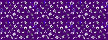 Mor renkli çiçekler. Çiçekli çizim şekli. Düz Çiçek Elementleri Tasarımı. Renkli Bahar Teması çizim şablonu.