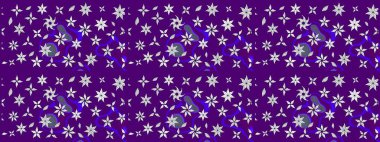 Küçük çiçekteki sevimli çiçek deseni. Mor renkte çiçekler.