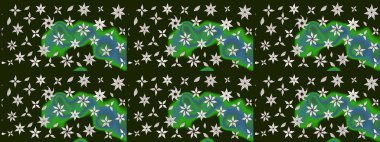 Güzel, parlak, pürüzsüz kumaş, tuval. Kıvırcık, parlak örgü. Çiçek çelengi. Eski moda arka plan. Desen, çizim, çiçek sınırı. Raster illüstrasyonu.