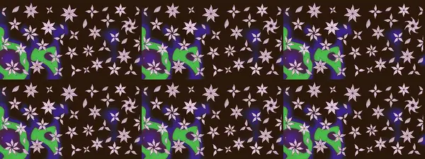 Raster deseni. Süslü kumaş deseni. Çiçekli çiçek deseni, suluboya..