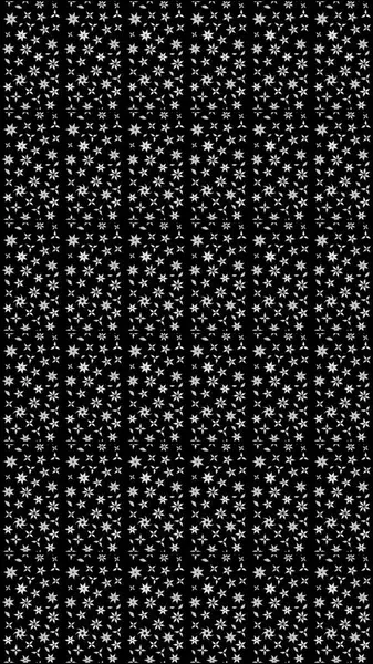 Siyah renkte güzel çiçekler, suluboya desenli, duvar kağıdı, kart ya da kumaş için fayanslı eskizler. Raster..