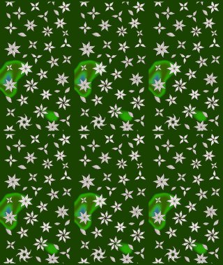 Moda baskıları için zarif bir şablon. Halk tarzı. Modern çiçek arkaplanı. Parlak renkli çiçekleri ve yeşil yaprakları olan harika bir çiçek deseni..