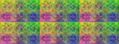 Kar tanesi kışı. Kışın sembolü. Renkli arka planda izole edilmiş suluboya kar taneleri. Raster illüstrasyonu.