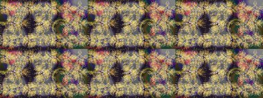 Gri, kahverengi ve sarı siluet kar tanesi işareti. Düz dizayn. Grafiksel element dekorasyonu. Raster illüstrasyonu. Sembol kışı, donmuş, Noel, yeni yıl tatili. Kar Tanesi mozaik simgesi.