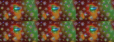 Dekorasyon ve tasarım için güzel bir desen. Eski model. Suluboya çizim kalıbı. Moda baskısı. Çiçeğin suluboya çizimlerinin zarif deseni.