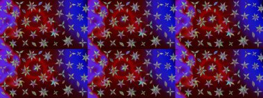 Raster - stok. Kahverengi çiçekli eskiz deseni, suluboya çiçek deseni, sevimli çiçek, duvar kağıdı, kart veya kumaş için fayanslı.