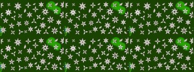 Çiçekli çiçek deseni, suluboya. Yeşil renkli çiçekler. Renkli Bahar Teması eskiz kalıbı. Düz Çiçek Elementleri Tasarımı. Raster illüstrasyonu.