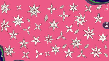 Raster illüstrasyonu. Pembe renklerde. Anti-stres için Raster soyut şablon sayfası.