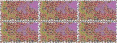 Kızlar, erkekler, elbiseler, duvar kağıtları için soyut, pürüzsüz desenler. Farklı yönlere uçan renkli kelebek koleksiyonu. Raster illüstrasyonu.