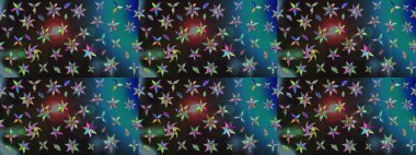 Çiçek arkaplan. Raster deseni. Çiçek kompozisyonu. Doğa. - Gri çiçekler. Küçük çiçekte güzel bir desen var. Çiçek kolajı.