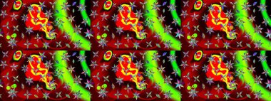 Küçük kırmızı çiçeklerle oldukça eski bir besin torbası deseni. Tekstil, kumaş, kapaklar, duvar kağıtları, baskı, paket, koleksiyon defteri, örgü, dekupaj için çiçek arkaplanı..